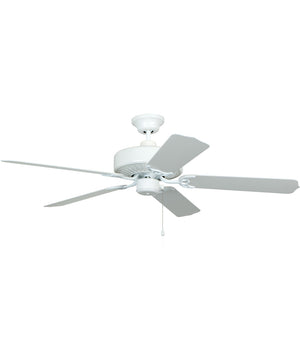 52" Enduro Plastic Indoor/Outdoor Ceiling Fan (Blades Included) White