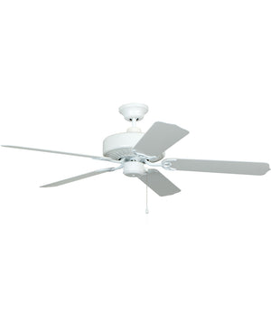 Enduro Plastic Indoor/Outdoor Ceiling Fan (Blades Included) White