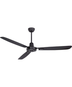 58" Velocity Ceiling Fan (Blades Included) Flat Black