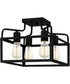 Paulsen 4-light Semi Flush Mount Matte Black