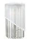7"W Gigi 1-Light Sconce in Polished Nickel*