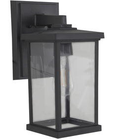 Resilience Lanterns 1-Light Outdoor Lantern Textured Black