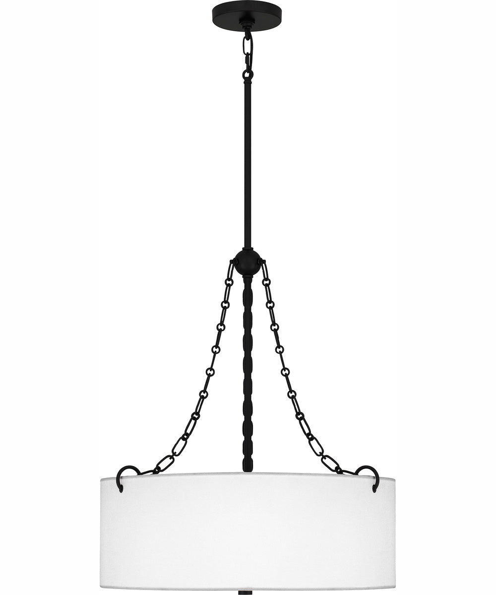 Quoizel Oversized Pendant 4-light Pendant Matte Black