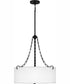 Quoizel Oversized Pendant 4-light Pendant Matte Black