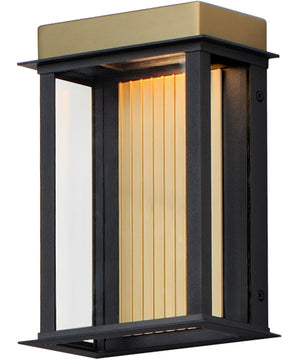 Rincon Small LED Outdoor Sconce Black / Gold