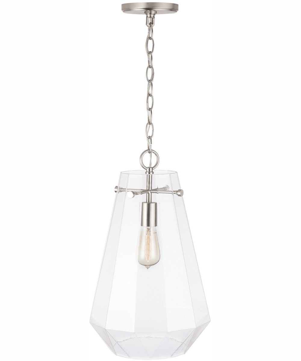 Lee 1-Light Pendant Brushed Nickel