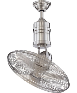 18" Bellows III  Ceiling Fan (Blades Included) Brushed Polished Nickel