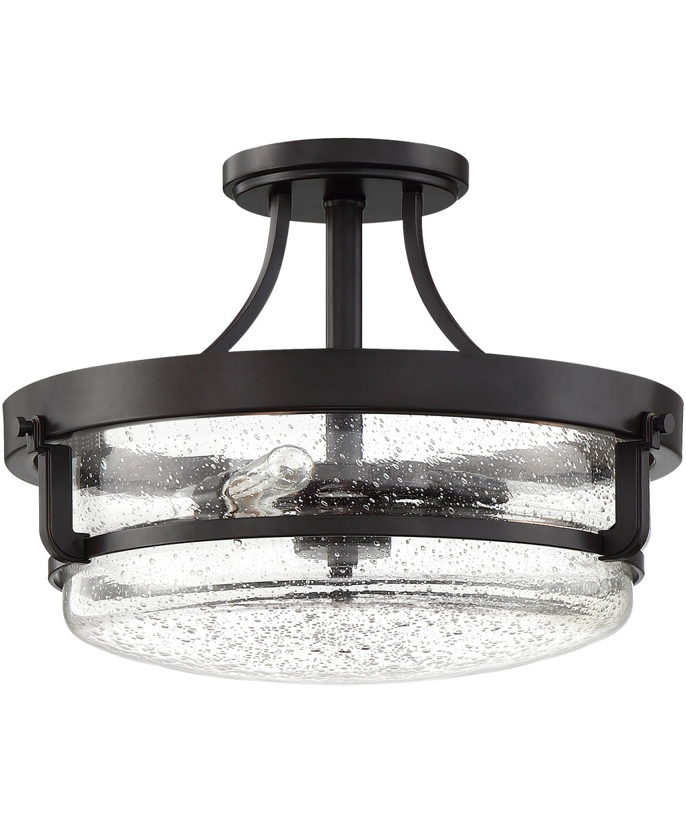 Outpost 3-light Semi Flush Mount Palladian Bronze