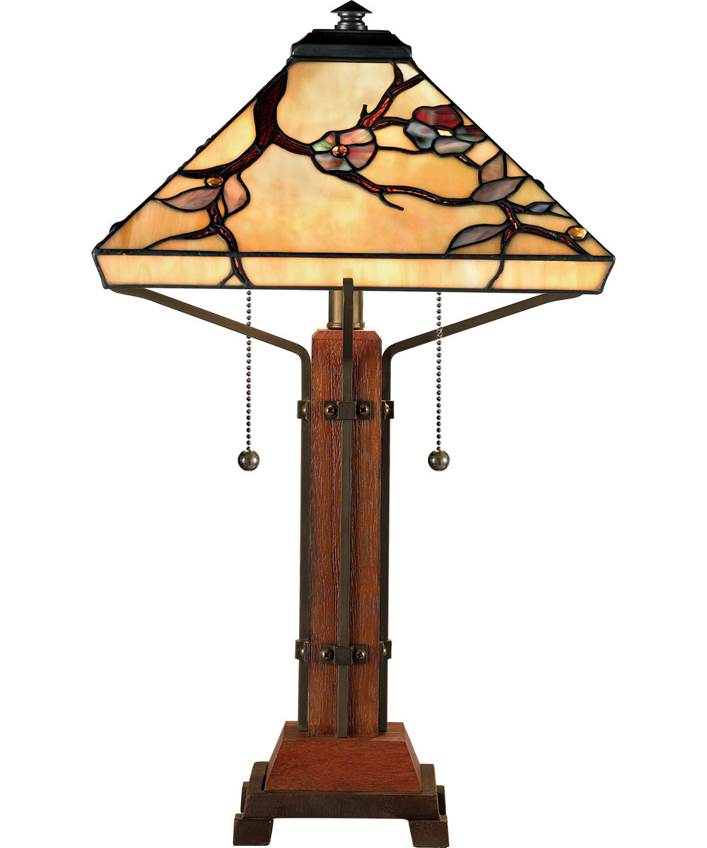 Grove Park Small 2-light Table Lamp Multi