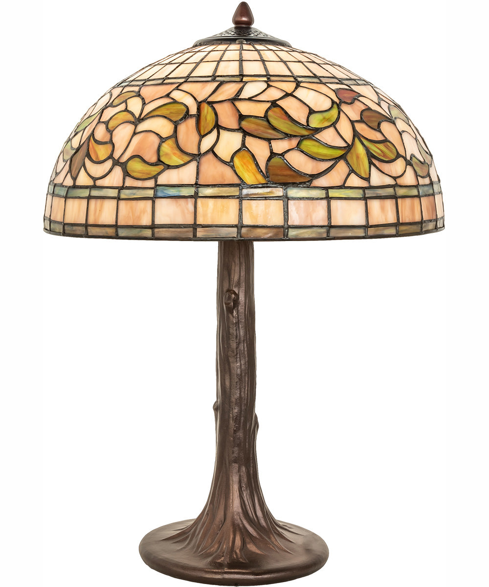 23" High Tiffany Turning Leaf Table Lamp