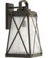 Creighton 1-Light Large Wall-Lantern Antique Bronze