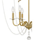 Sunday 6-light Chandelier Aged Brass