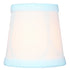 4"W x 4"H Chandelier White Linen Clip-On Lamp shade