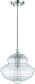 11"W 1-Light Mini Pendant Light w/Cord Chrome