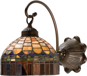 8"W Tiffany Candice Wall Sconce