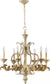 27"W Florence 6-Light Chandelier Persian White