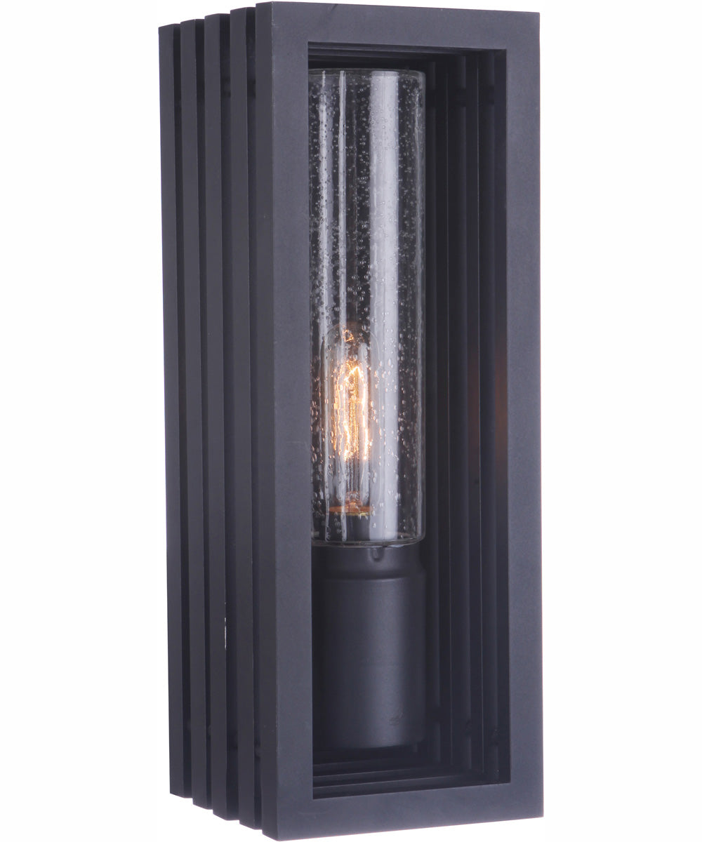 Carmel 1-Light Outdoor Wall Lantern Matte Black