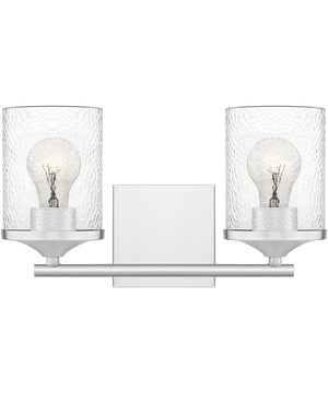 Abner Medium 2-light Bath Light Polished Chrome