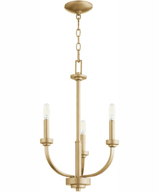Reyes 3-light Chandelier Aged Brass