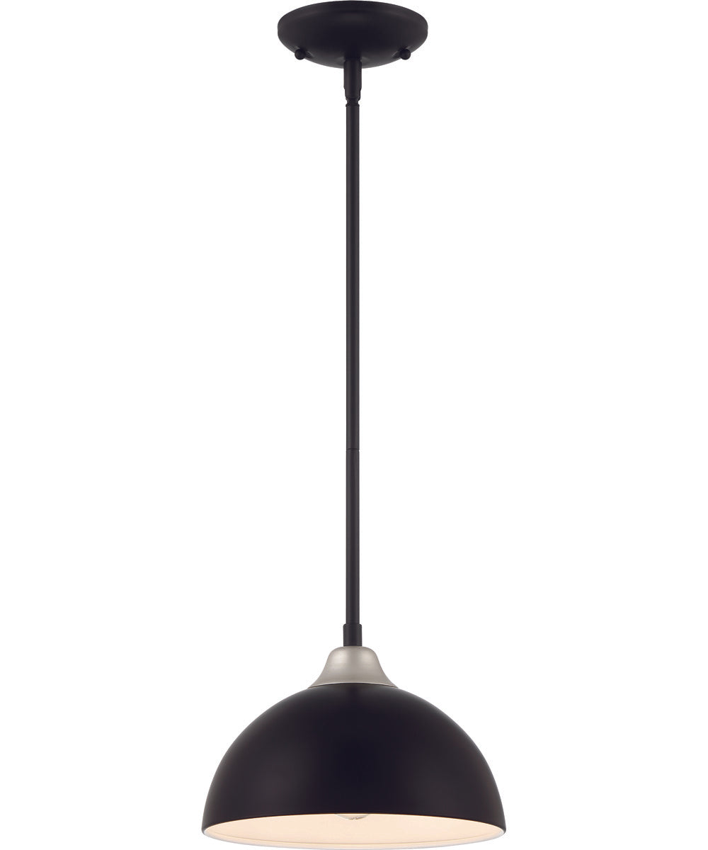 Kahn 1-Light Outdoor Pendant Midnight / Satin Aluminum