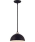 Kahn 1-Light Outdoor Pendant Midnight / Satin Aluminum