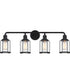 Ludlow Extra Large 4-light Bath Light Earth Black