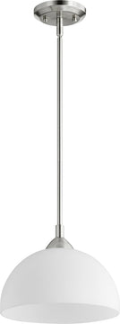 11"W Barkley 1-light Pendant Satin Nickel