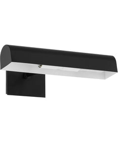 2-light Wall Mount Light Fixture Matte Black