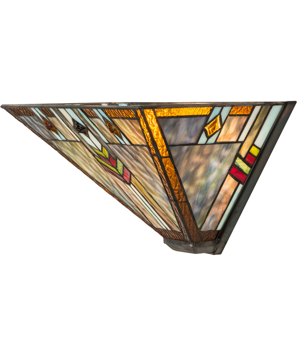 16"W Prairie Wheat Wall Sconce