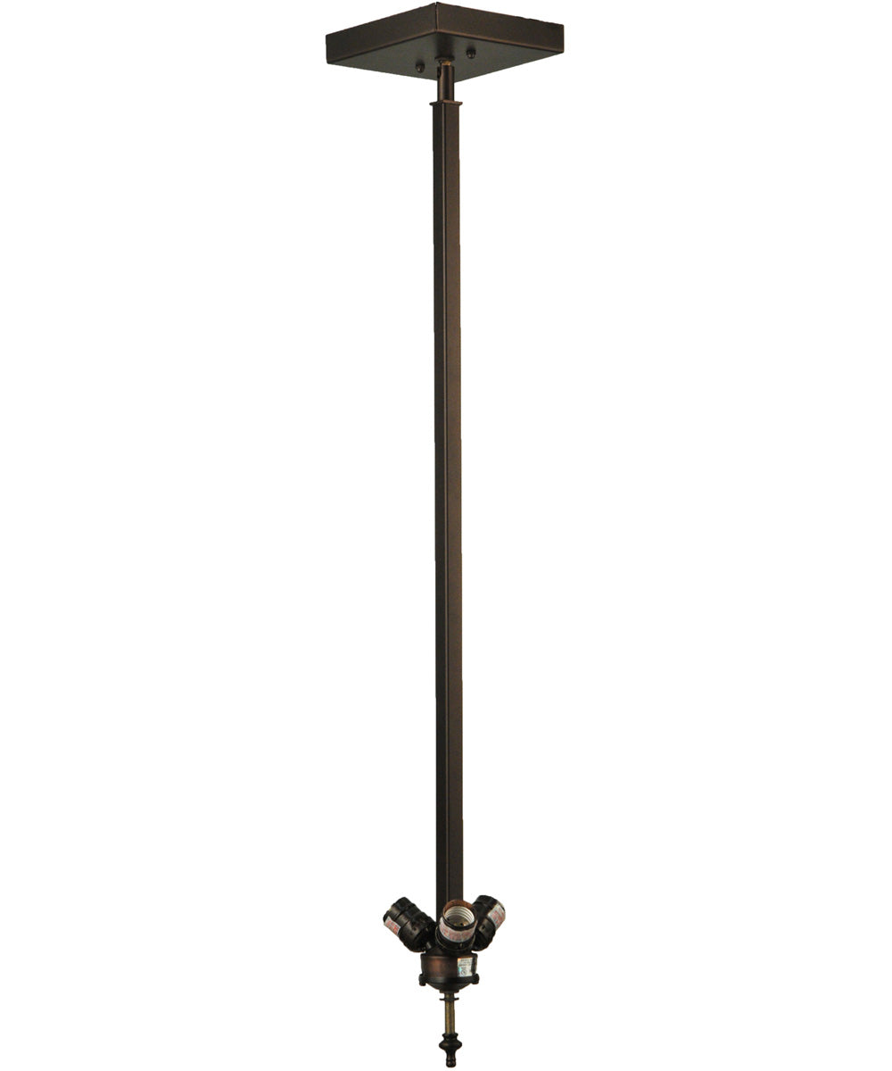 24"W Diamond Band Mission Inverted Pendant