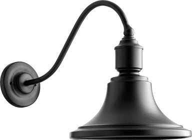 17"H 1-light Outdoor Wall Lantern Black