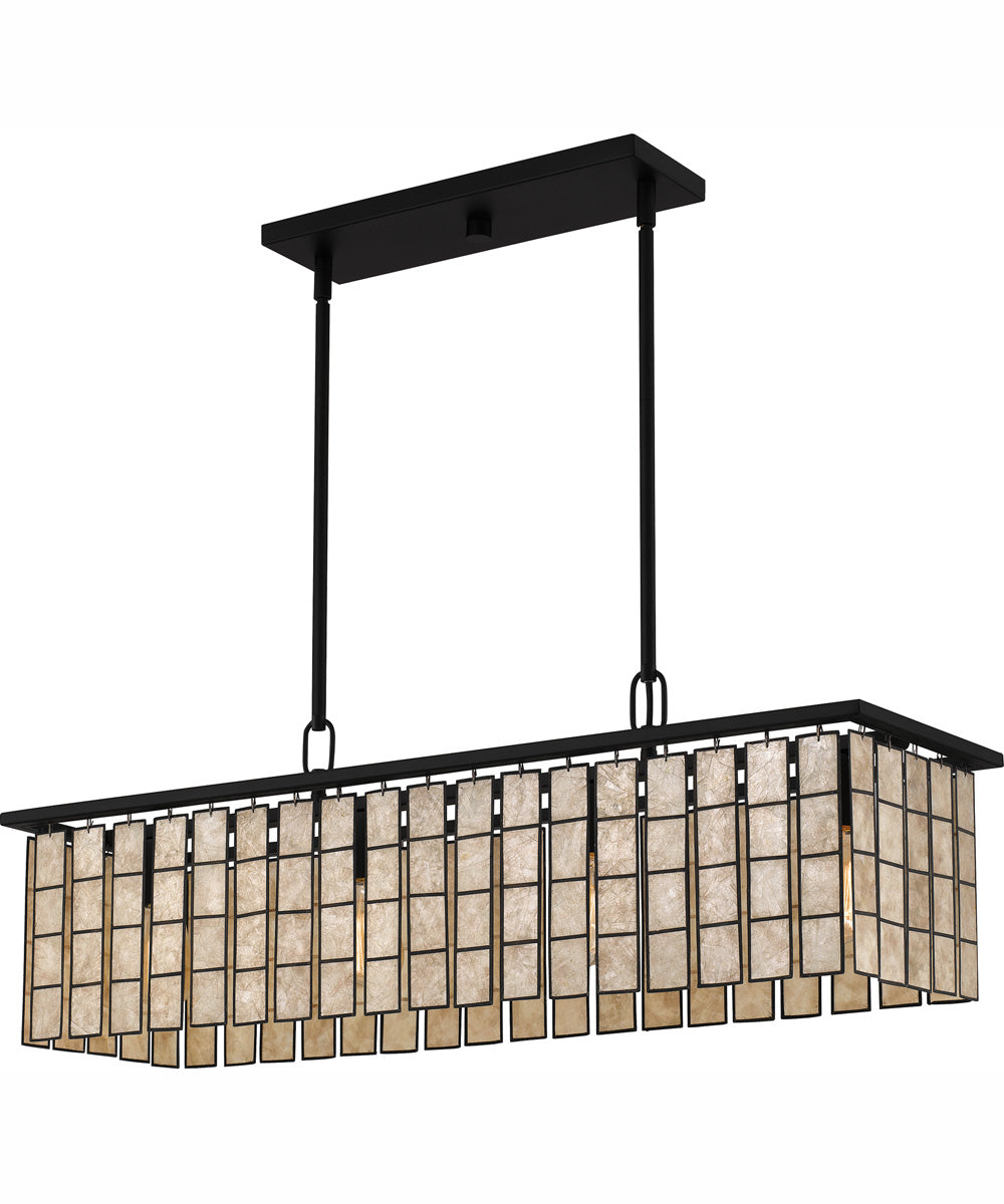 Seigler Small 4-light Island Light Matte Black