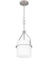 Seymour Small 1-light Mini Pendant Brushed Nickel