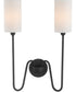 Tamara Day's Charlotte 2-light Wall Mount Light Fixture Matte Black