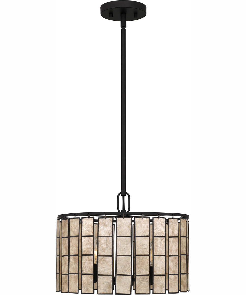 Seigler 3-light Pendant Matte Black