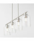 Tribute 4-light Chandelier Satin Nickel