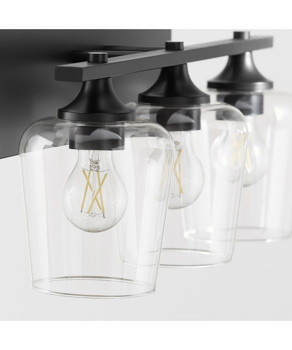 Veno 3-light Bath Vanity Light Matte Black