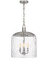 Quoizel Pendant 3-light Pendant Brushed Nickel