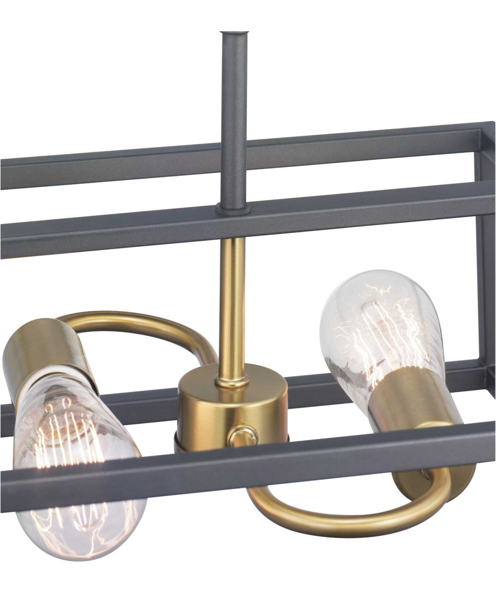 Blakely 2-Light Semi-Flush Convertible Graphite