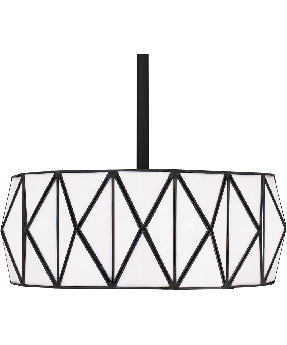 Jakarta 3-light Pendant Matte Black