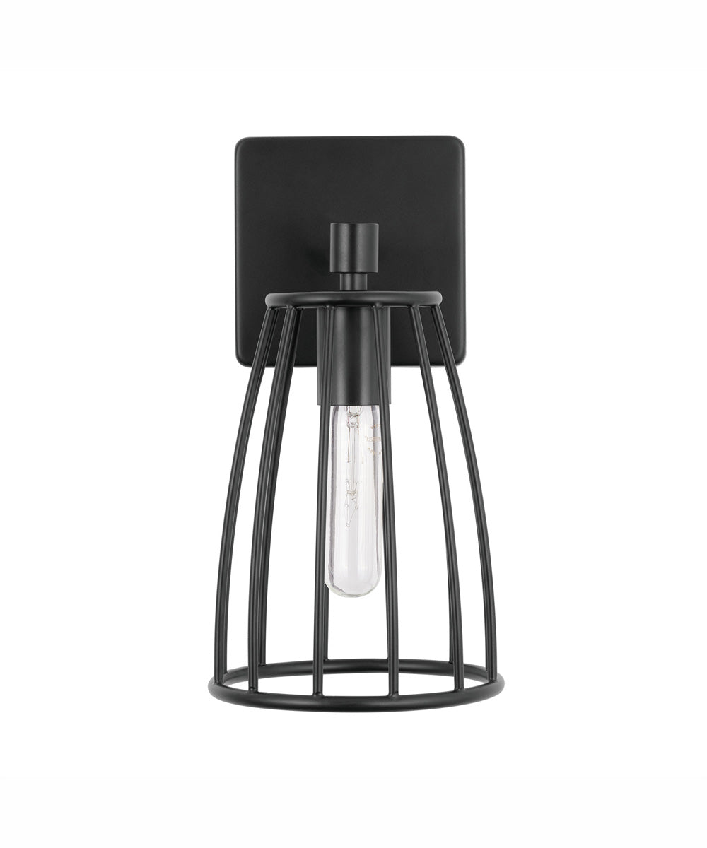 Corey 1-Light Sconce Matte Black