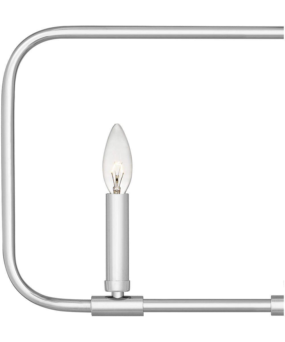 Abner 4-light Island Light Polished Chrome