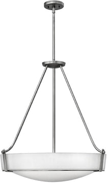 27"W Hathaway 5-Light Chandelier Antique Nickel