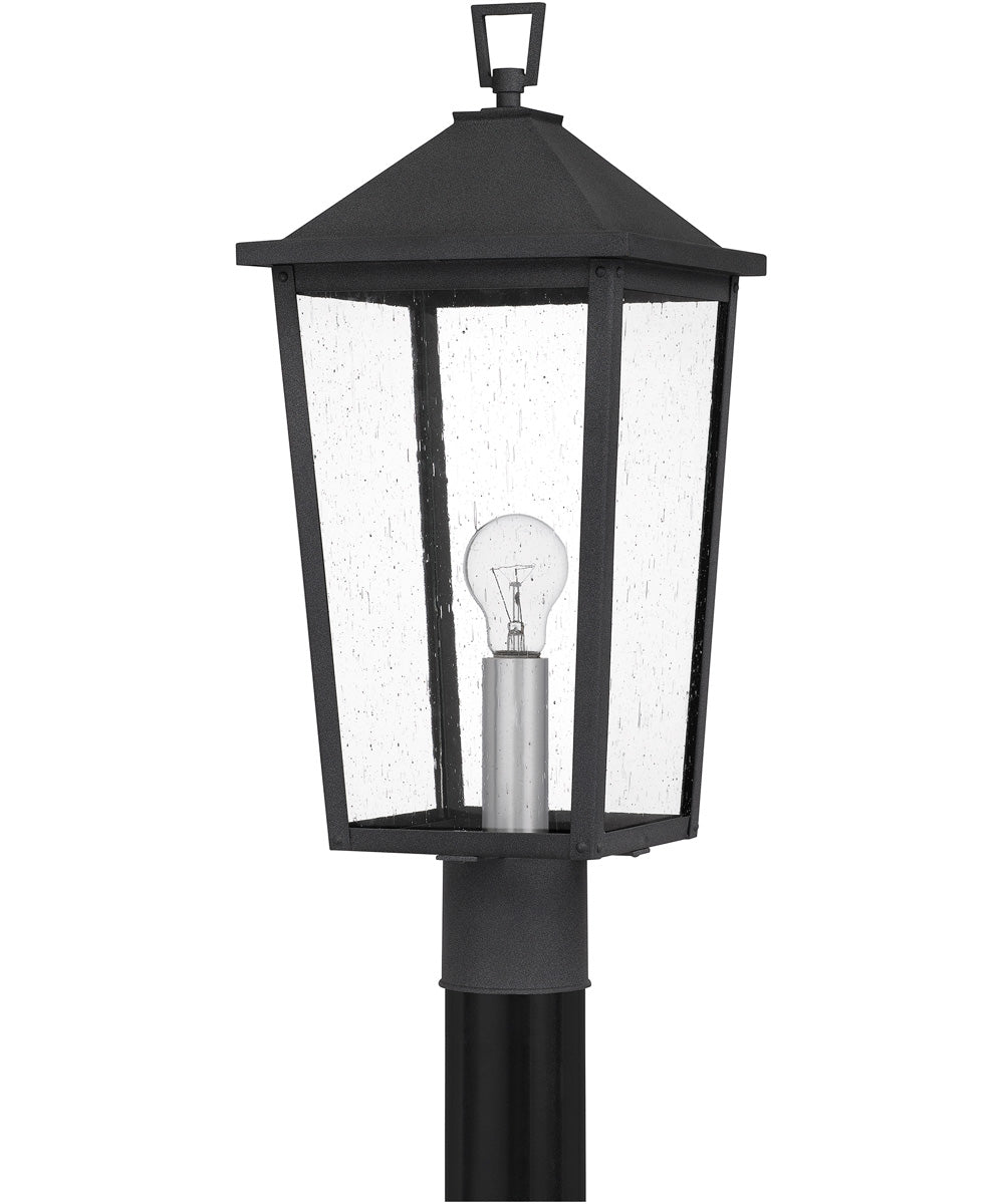 Stoneleigh Large 1-light Outdoor Post Light  Coastal Armour Aluminum Mottled Black