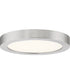 Outskirts  Flush Mount Brushed Nickel