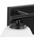 Copeland 2-Light Mid-Century Modern Vanity Light Matte Black