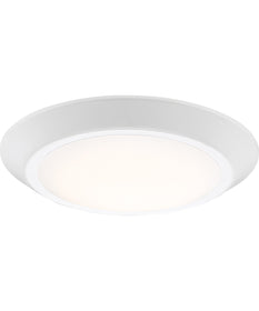 Verge  Flush Mount White Lustre
