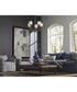 West Village 5-Light Etched Double Prismatic Glass Farmhouse Chandelier Light Brushed Nickel