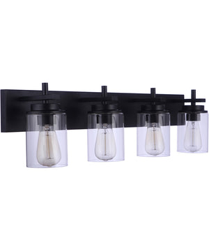 Reeves 4-Light Vanity Flat Black