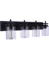 Reeves 4-Light Vanity Flat Black